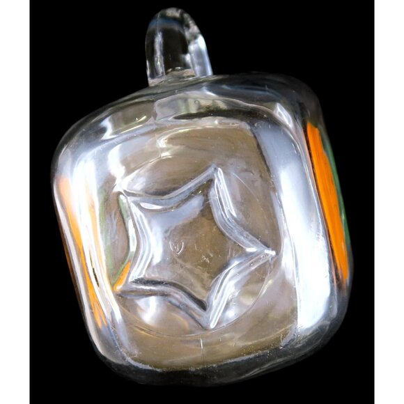 Federal Glass Orange Juice Carafe Vintage Mid-Century Square Glass Pitcher - Picture 5 of 5